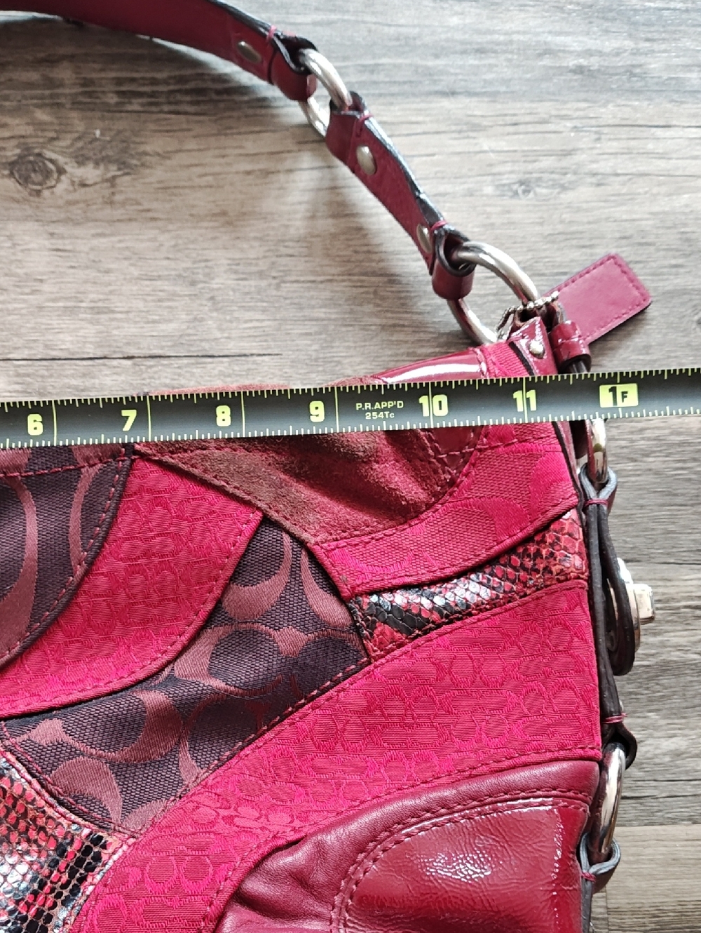 Vintage Coach Patchwork Shoulder Bag. - Picture 3 of 10